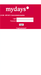 Mobile Screenshot of admin.mydays.com